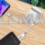 Вечный кабель с магнитными вставками для зарядки micro USB 1 метр